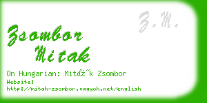 zsombor mitak business card